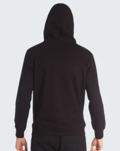 ELLESSE - FELPA CON CAPPUCCIO HD RIMINI NERA CON DETTAGLI BIANCHI DA UOMO, EHM253W25_050