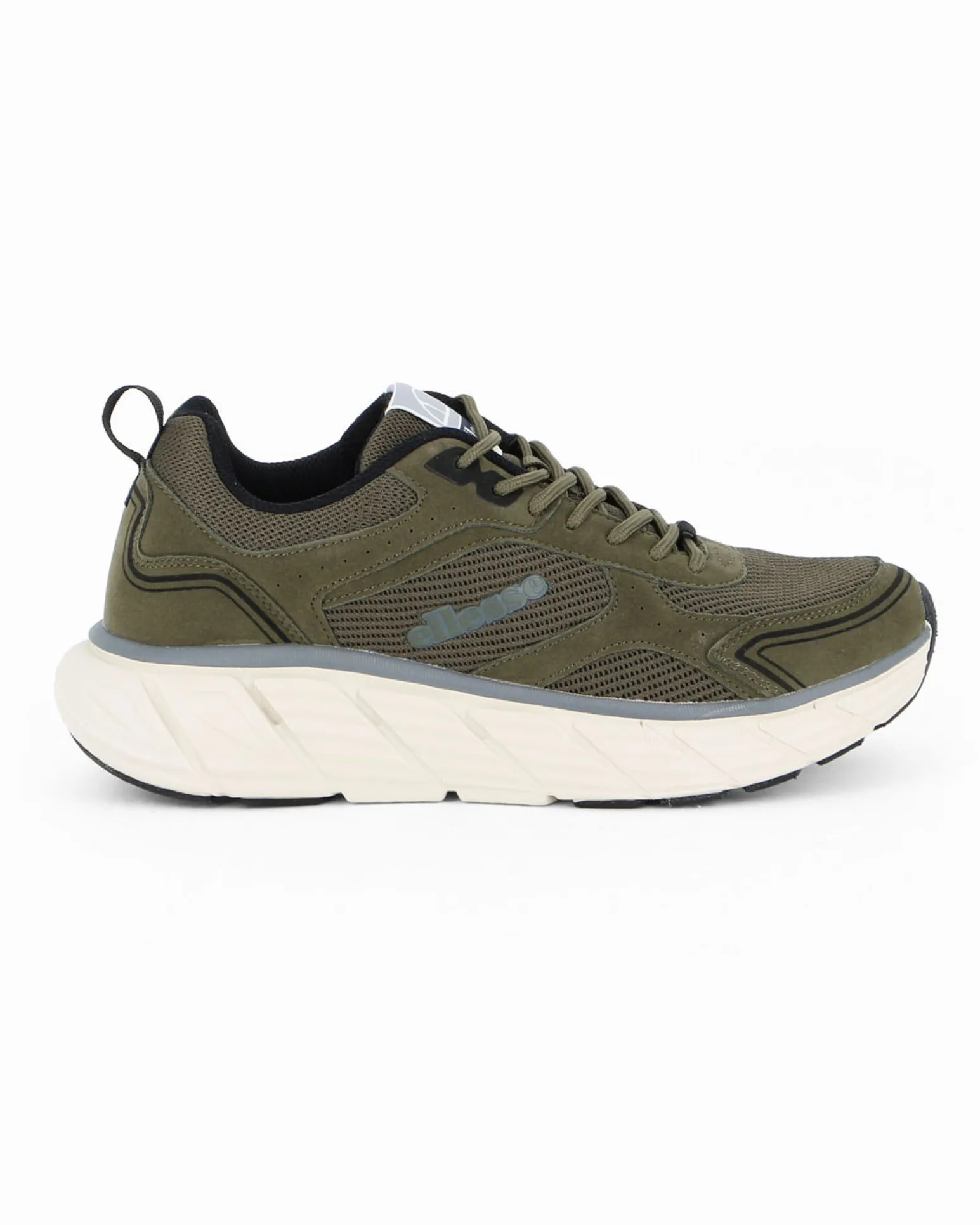 ELLESSE - Scarpa da uomo verde militare con dettagli grigi - DEBRA005_088