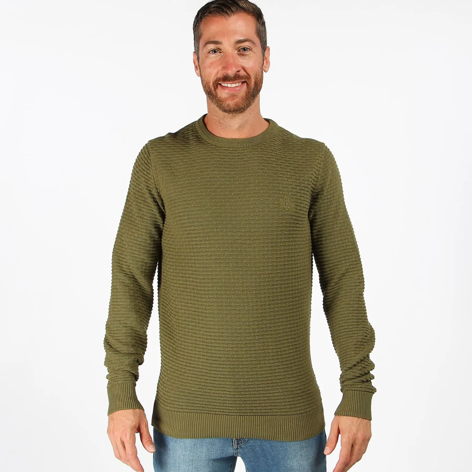 ENRICO COVERI SPORTSWEAR - UOMO MAGLIA GIROCOLLO MANICA LUNGA