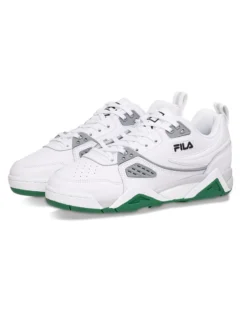 FILA - Sneaker da uomo bianca e grigia con dettagli verdi - CASIM