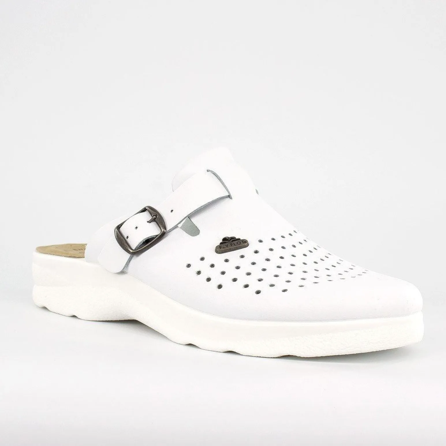 FLY FLOT- Ciabatta sanitaria in VERA PELLE, MADE IN ITALY