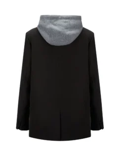 GIACCA CON CAPPUCCIO FELPA