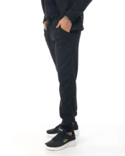 GIANMARCO VENTURI - Pantalone felpa nero da uomo
