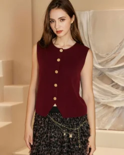 GILET A MAGLIA