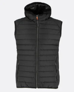 GILET CON CAPPUCCIO RIP STOP