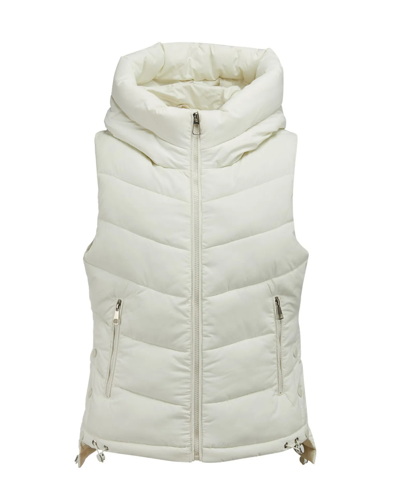 GILET IMBOTTITO CON CAPPUCCIO