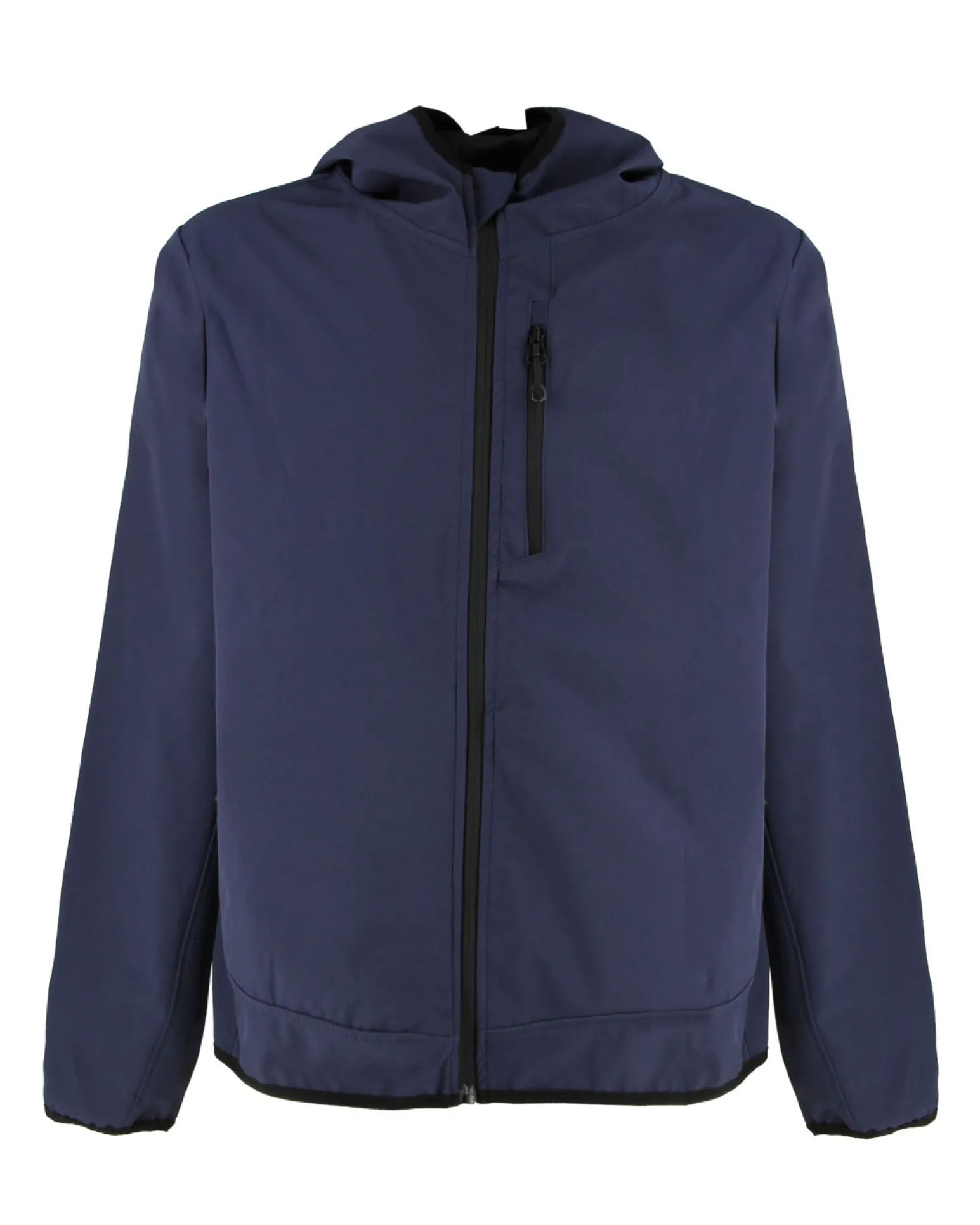GIUBBINO C/CAPP.SOFTSHELL TEADEO BLU