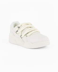 GLOBO ROSA - Sneakers beige con lacci a corda
