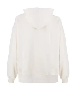GOLA - FELPA CREMA FULL ZIP CON CAPPUCCIO DA DONNA