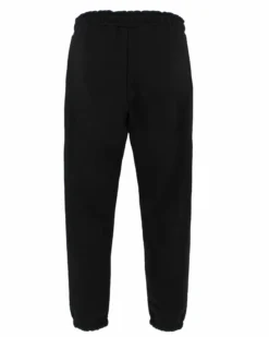 GOLA - Pantalone felpa nero da uomo arricciati