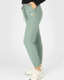 GOLA - PANTALONE VERDE CHIARO DA DONNA CON ARRICCIO