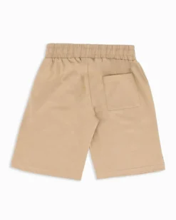 GURU - Bermuda ragazzi 8-16 anni beige e nero in cotone