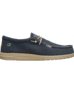 HEY DUDE- SCARPA WALLY BRAIDED, BLU NOTTE - 40003-4NM