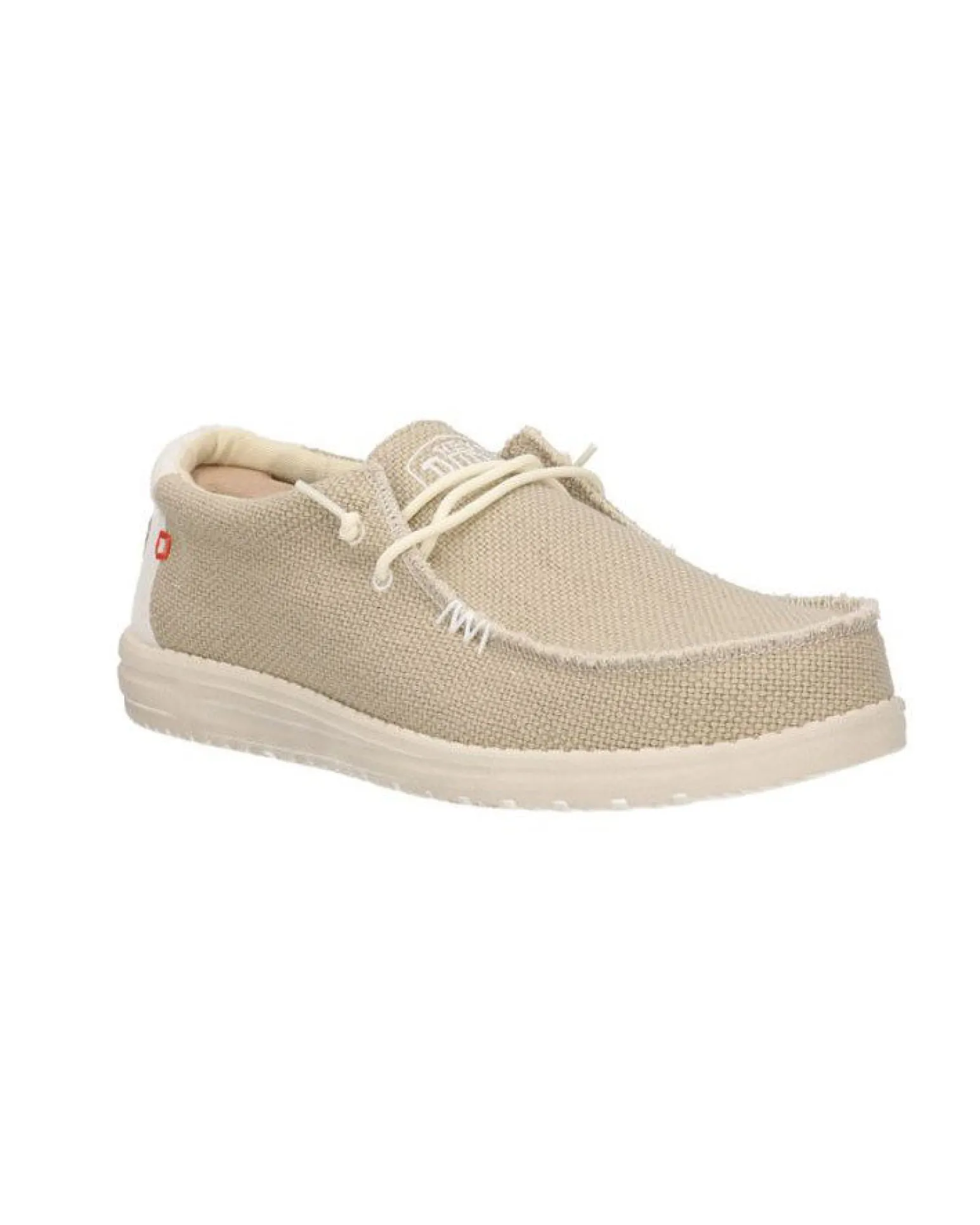 HEY DUDE- SCARPA WALLY BRAIDED, OFF WHITE- 40003-1LB