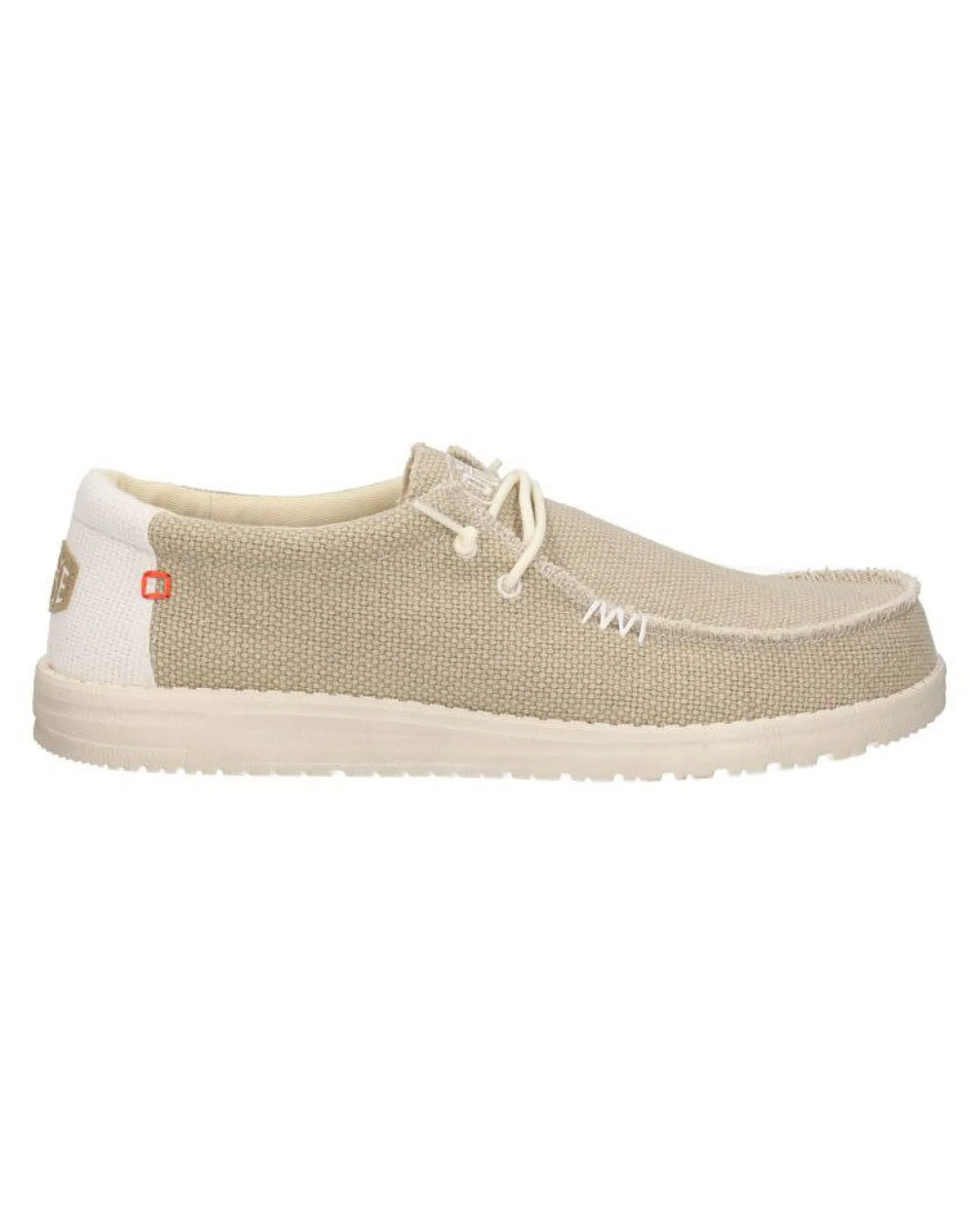 HEY DUDE- SCARPA WALLY BRAIDED, OFF WHITE- 40003-1LB