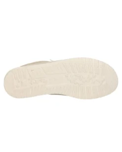 HEY DUDE- SCARPA WALLY BRAIDED, OFF WHITE- 40003-1LB