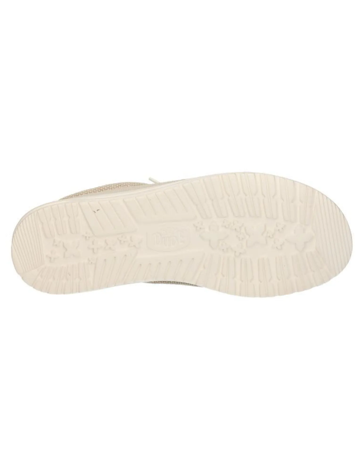 HEY DUDE- SCARPA WALLY BRAIDED, OFF WHITE- 40003-1LB