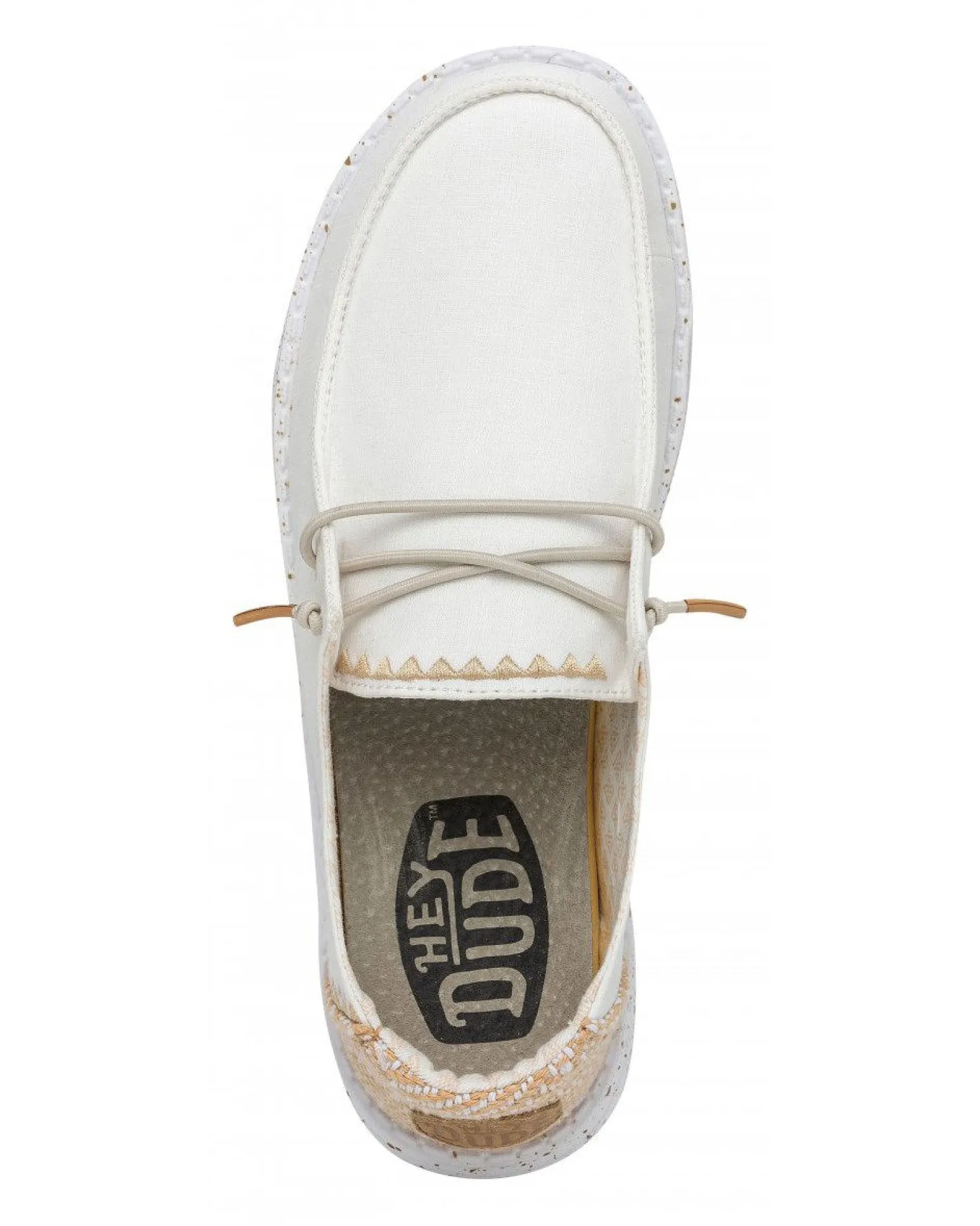 HEY DUDE- SCARPA WENDY CHAMBRAY WOVEN, BIANCA - 40059-1KJ
