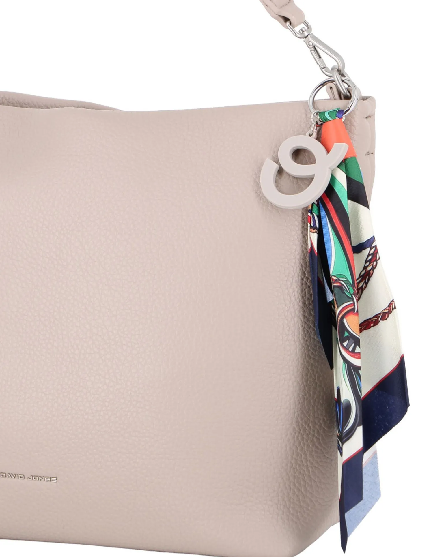 HOBO BAG A SPALLA 1MAN. C/CHARM+FOULARD