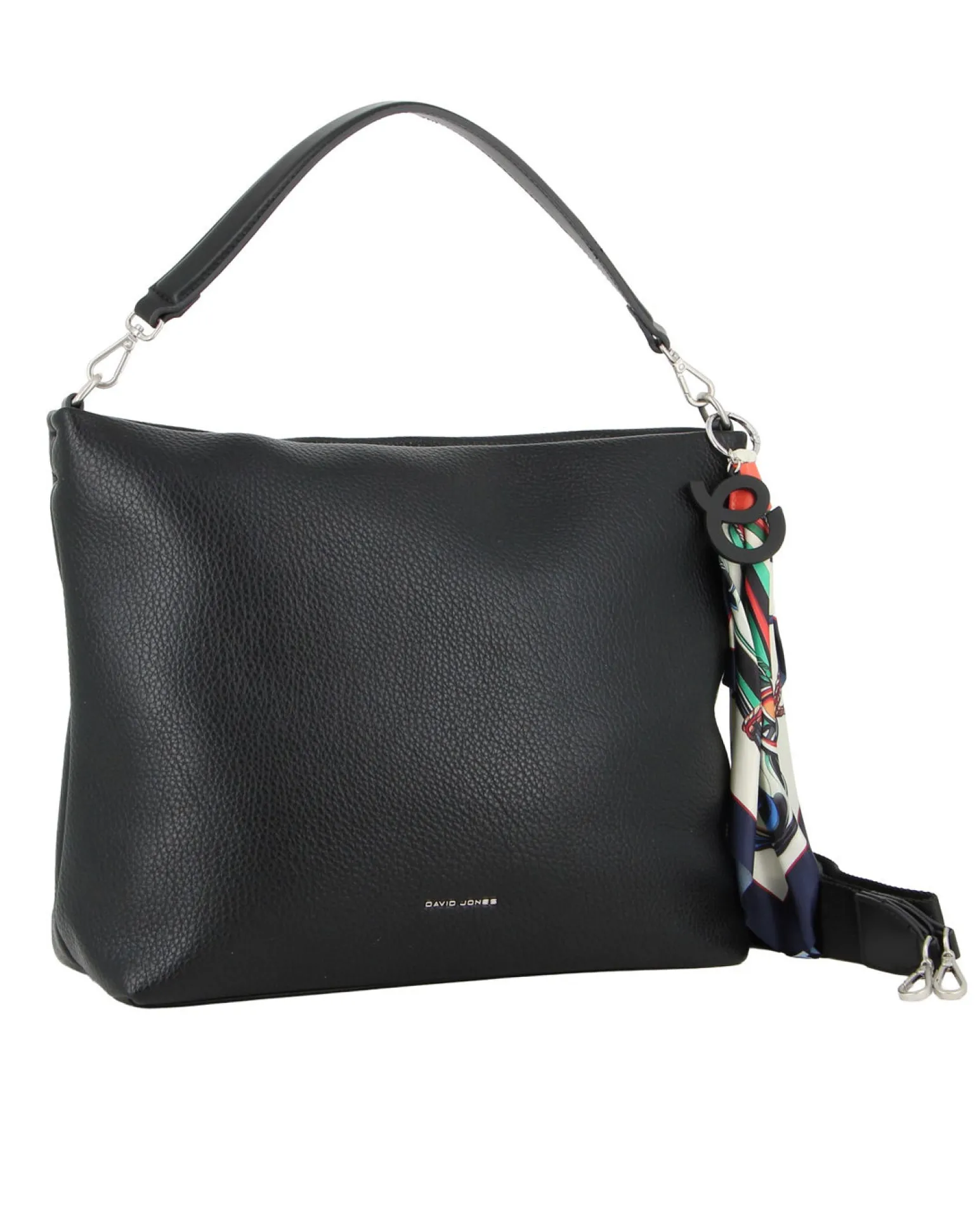 HOBO BAG A SPALLA 1MAN. C/CHARM+FOULARD