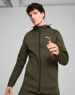 JACKET C/CAPP.EVOSTRIPE FZ HD DK OLIVE