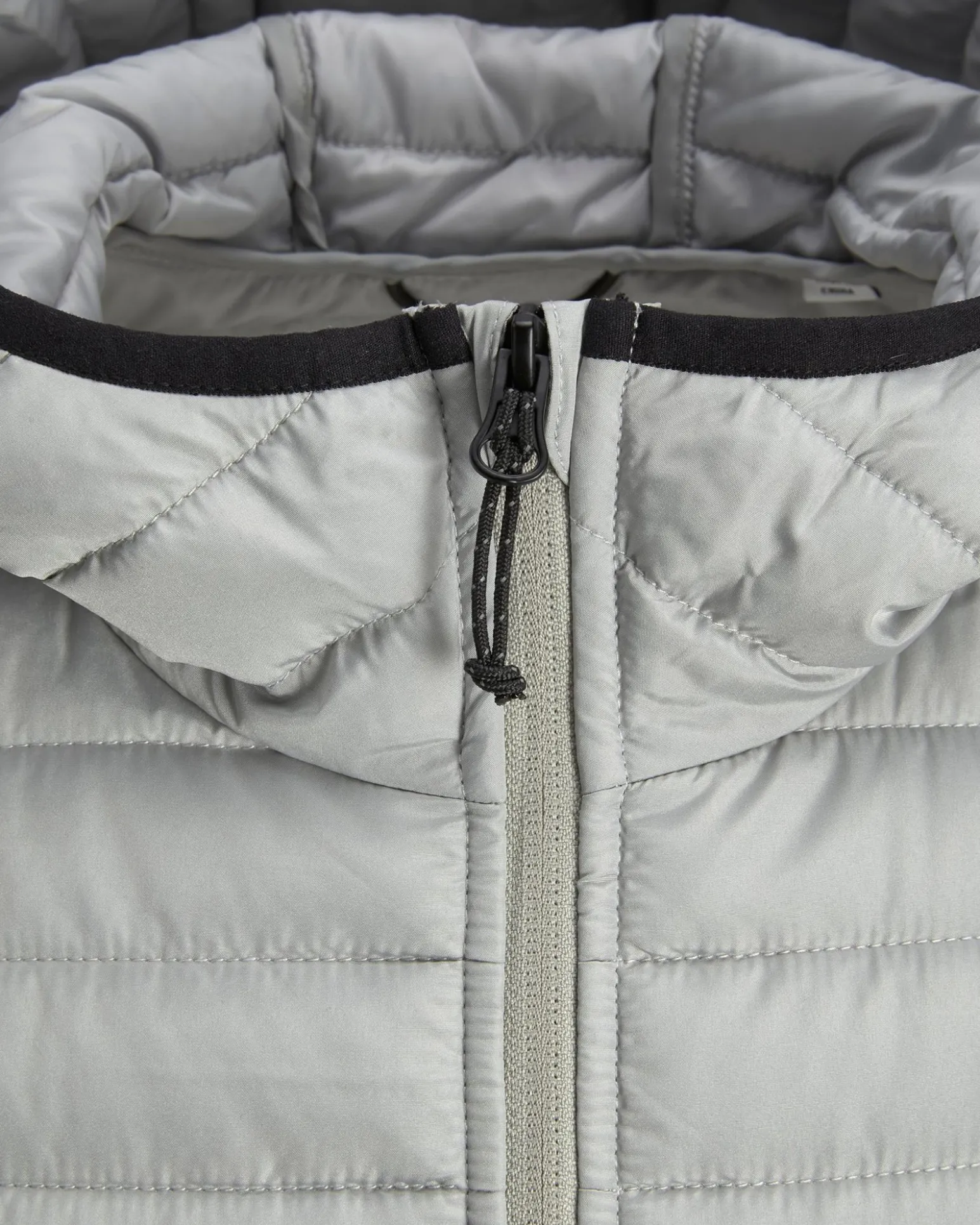 JACKET C/CAPP.MULTI QUILTED BLACK