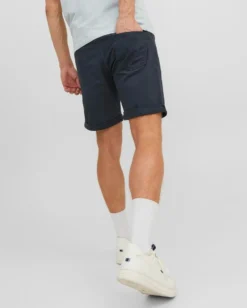 JACK&JONES - Bermuda blu 5 tasche