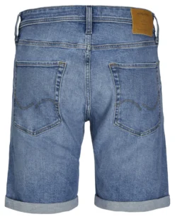 JACK&JONES - Bermuda di jeans Rick original blue denim