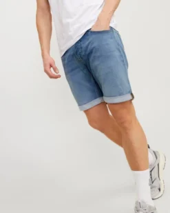 JACK&JONES - Bermuda in jeans 5 tasche