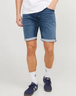 JACK&JONES - Bermuda in jeans 5 tasche
