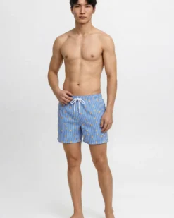 JACK&JONES - Boxer mare Maui Breeze mini con stampa