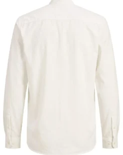 JACK & JONES -CAMICIA MANICA LUNGA BIANCA DA UOMO
