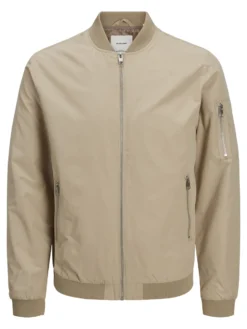 JACK & JONES - GIUBBINO BOMBER BEIGE DA UOMO