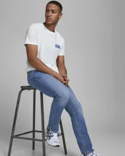 JACK&JONES - JEANS UOMO BLUE DENIM