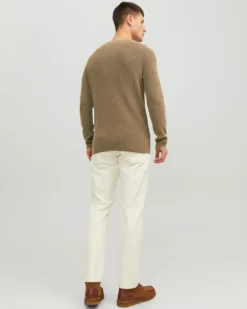 JACK&JONES - MAGLIA PULLOVER BISCOTTO DA UOMO