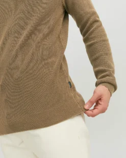 JACK&JONES - MAGLIA PULLOVER BISCOTTO DA UOMO