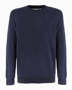 JACK&JONES - PULLOVER GIROCOLLO BLU DA UOMO
