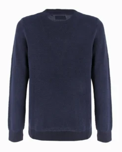 JACK&JONES - PULLOVER GIROCOLLO BLU DA UOMO