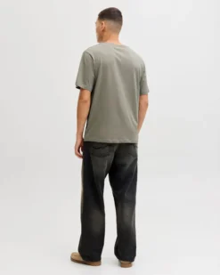 JACK & JONES - TSHIRT MANICA CORTA TAUPE DA UOMO