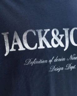 JACK&JONES - Tshirt manica corta gradient nera con stampa