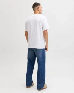 JACK&JONES - Tshirt manica corta honolulu nera con stampa