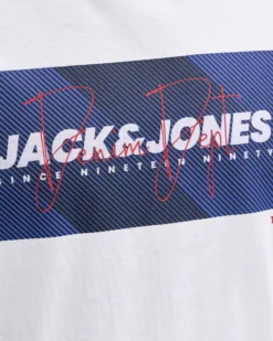 JACK&JONES - Tshirt manica corta honolulu nera con stampa