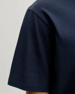 JACK&JONES - Tshirt manica corta college blu con logo