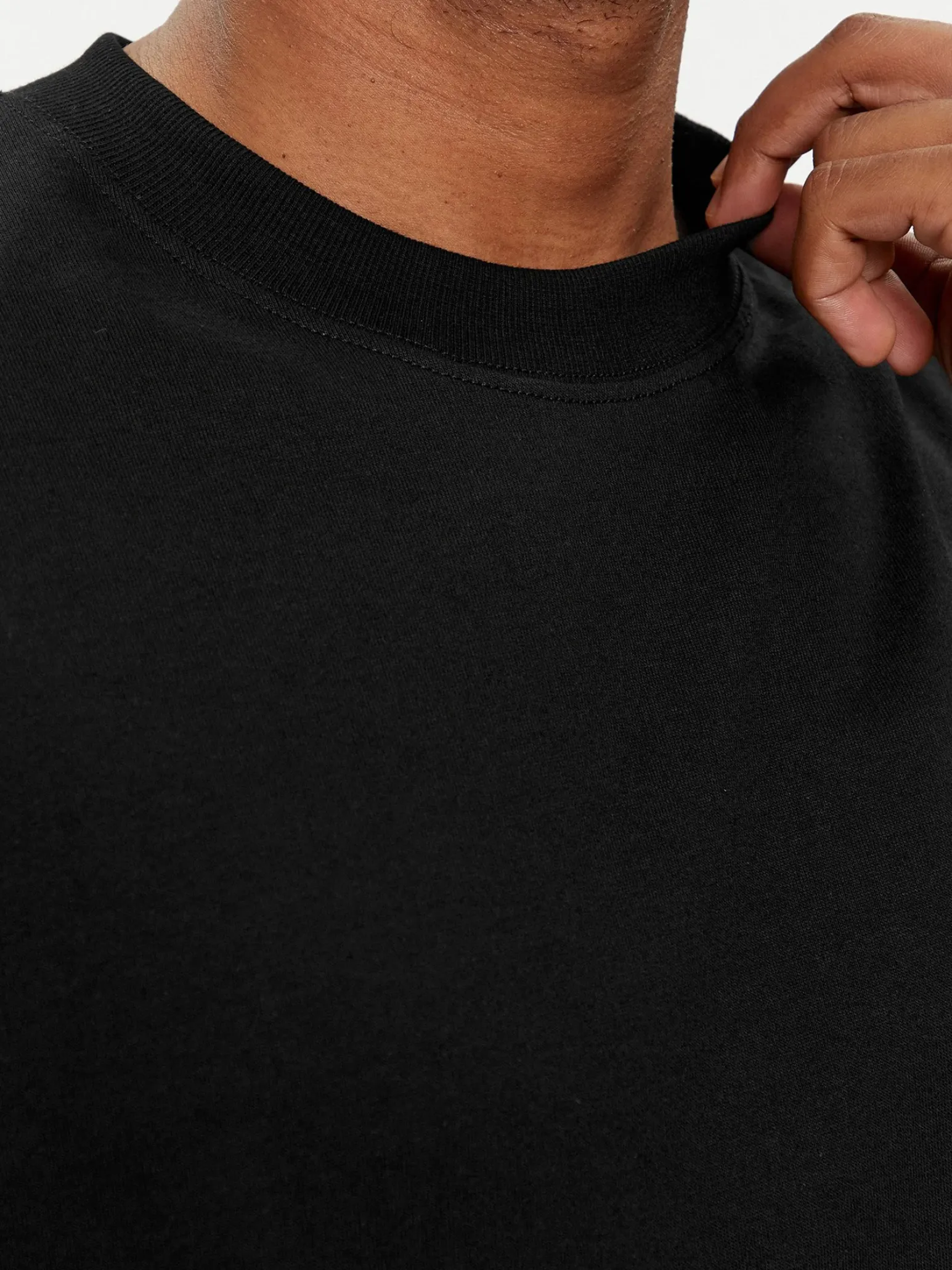 JACK & JONES - T-SHIRT NERA BIANCA OVER SIZE