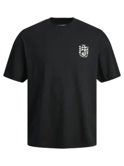 JACK & JONES - T-SHIRT UOMO NERA OVER SIZE