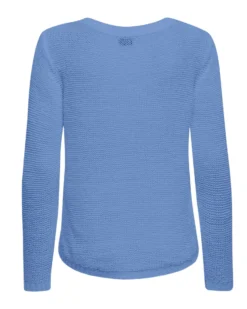 JACQUELINE de YONG - MAGLIA DONNA PULLOVER DI FILO CELESTE