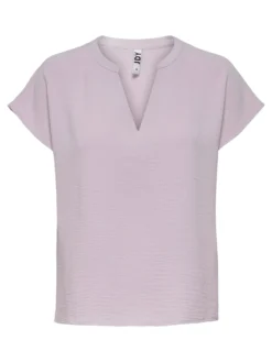 JACQUELINE DE YONG - TSHIRT MEZZA MANICA LILLA DA DONNA