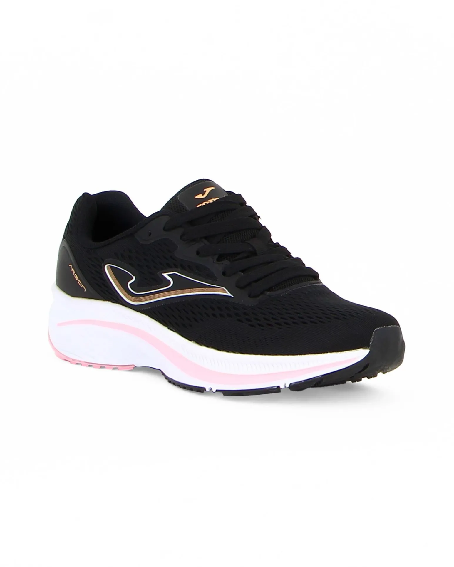 JOMA - Scarpa da running nera con dettaglio rosa sulla suola - ARGON LADY