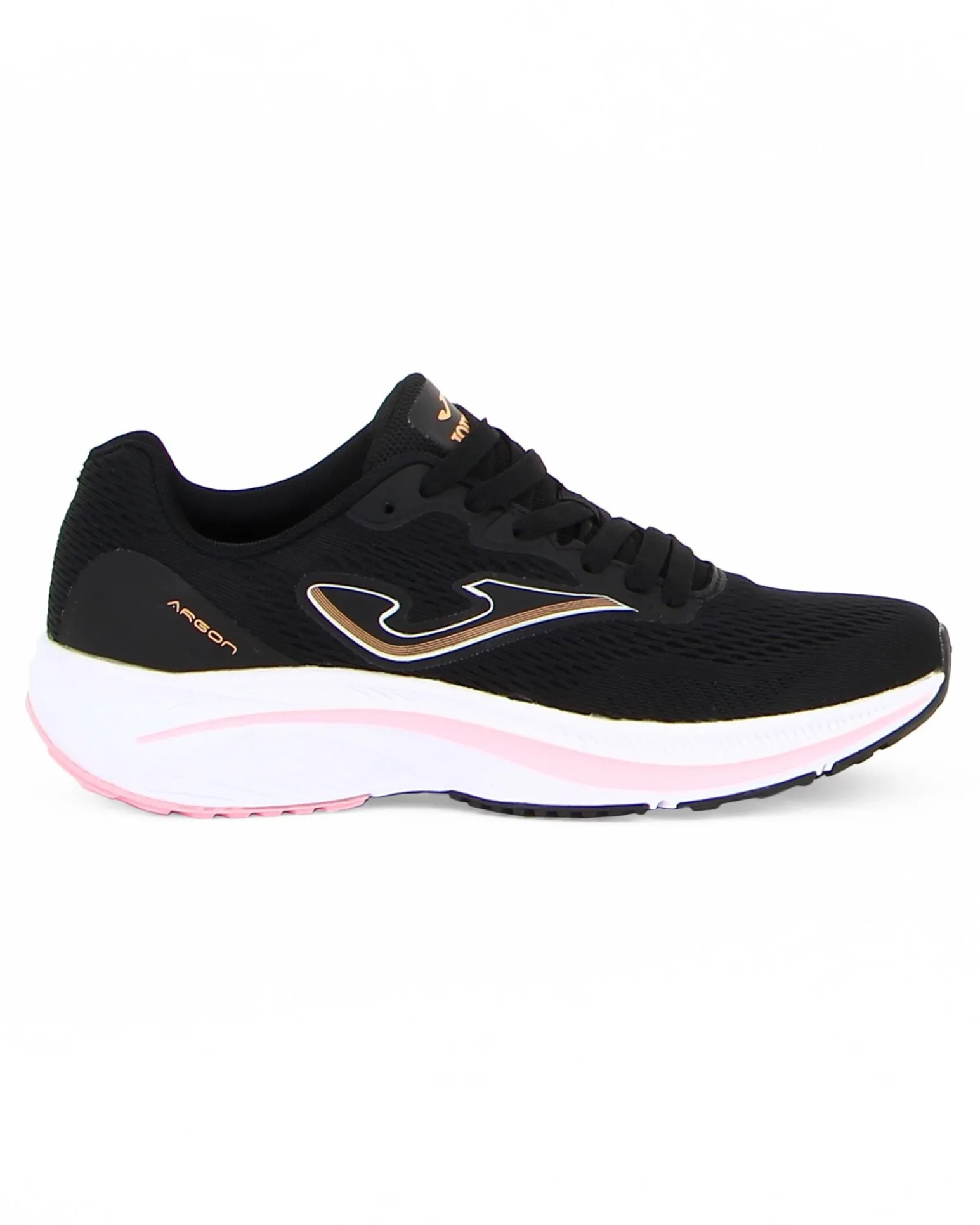 JOMA - Scarpa da running nera con dettaglio rosa sulla suola - ARGON LADY