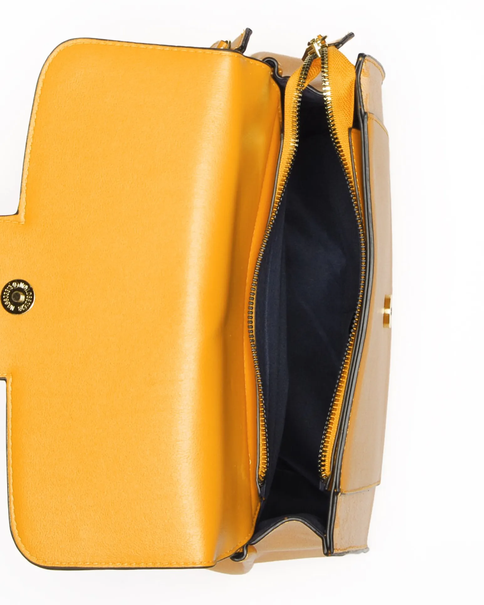 JUST GOLF - Borsa un manico gialla con tracolla removibile e tasca fontale loggata con patta